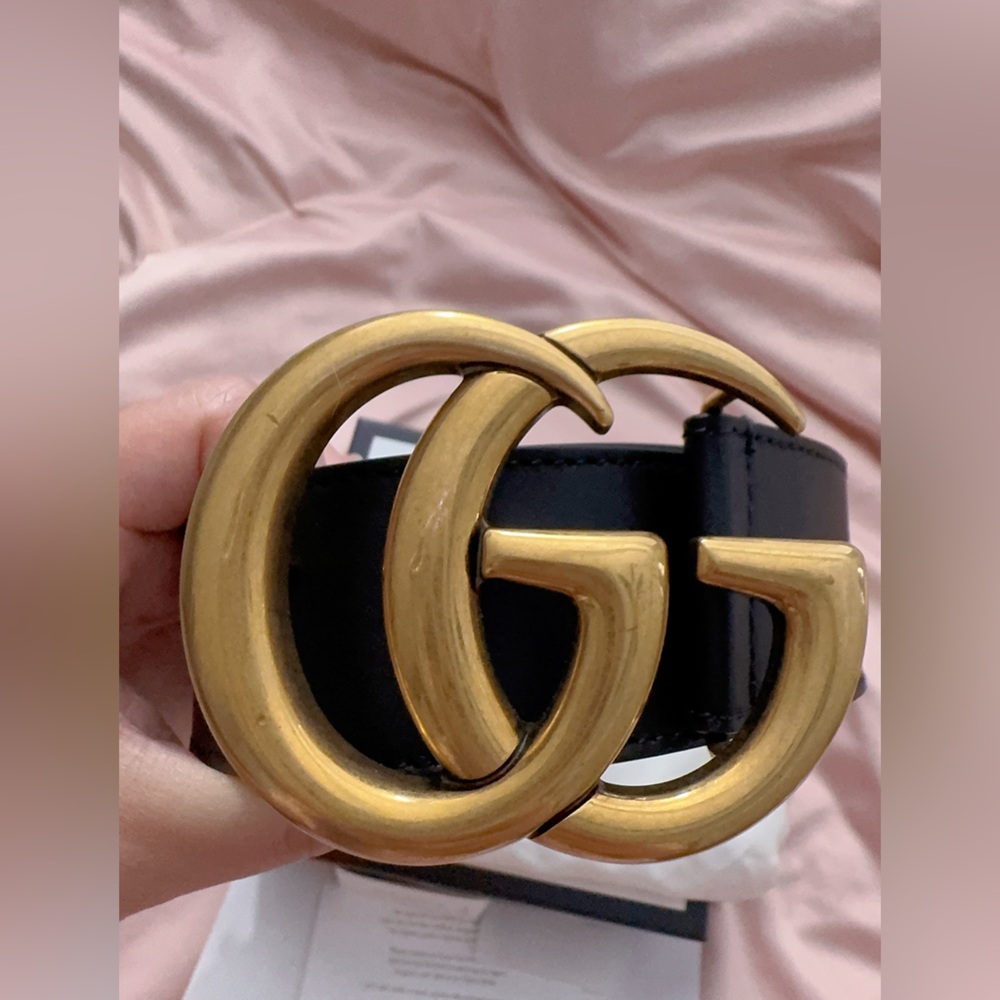 Authentic Gucci GG Marmont wide belt 70/28 - Picture 7 of 13